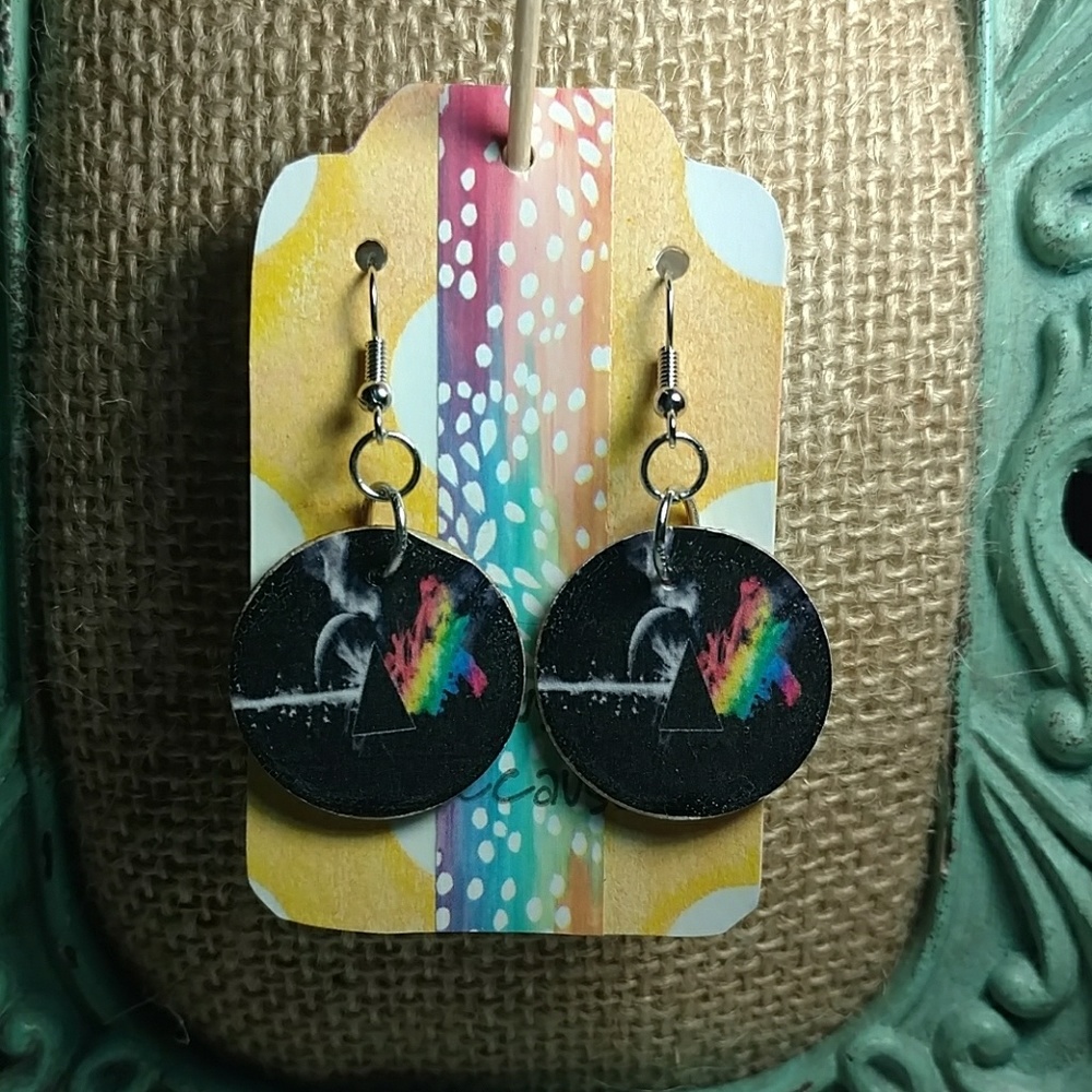 Dark Side of the Moon Earrings